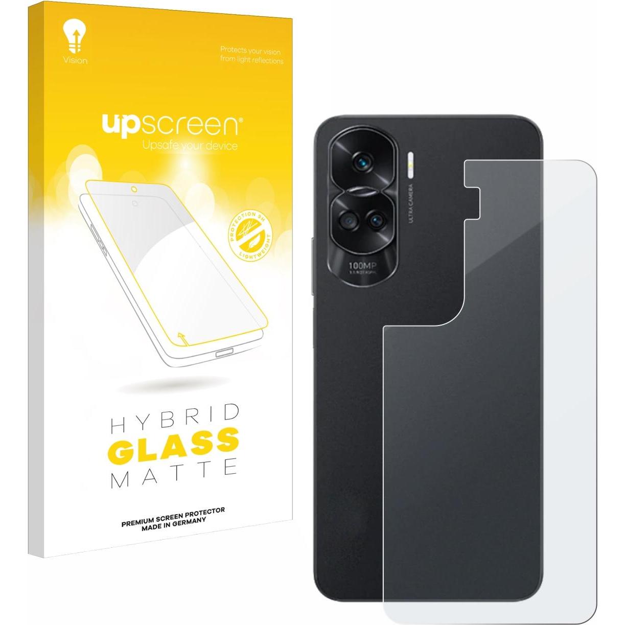 upscreen Reflection Shield Panzerglasfolie Matt (1 Stück, Honor 90 Lite), Smartphone Schutzfolie, Grau