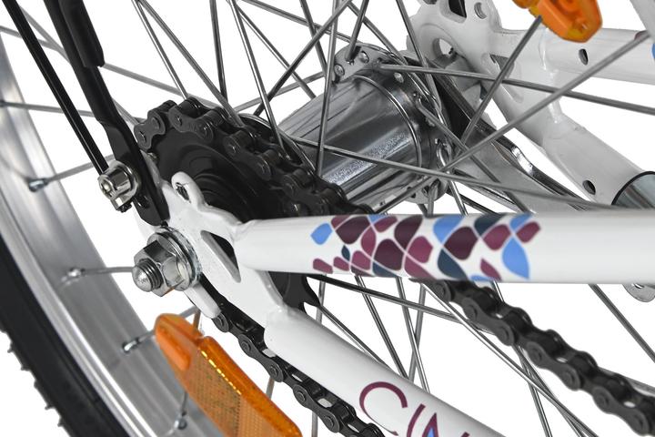 Actual product image Kinderfahrrad 20" Cindy 1 Gang RH 27 cm mit Beleuchtung - Ab 6 Jahre (20")