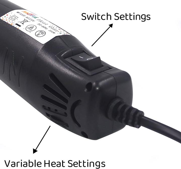 Actual product image Mofa MF300D Heissluftpistole