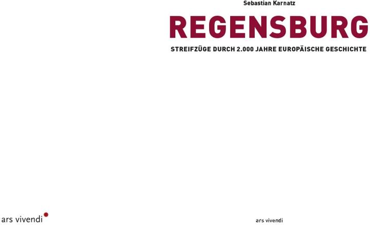 Produktbild Regensburg (Deutsch, Sebastian Karnatz, 2018)