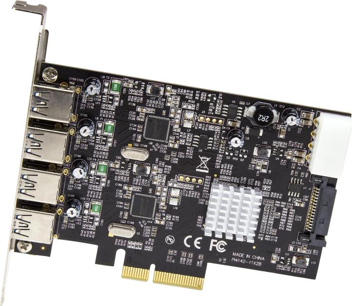 Image du produit StarTech .com Adaptateur 4 ports USB PCIe