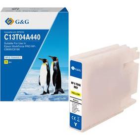 G&G, Cartucce, kompatibel Ink mit C13T04A440, NP-E-T04AXXLY-A, yellow, 8000S (Y)