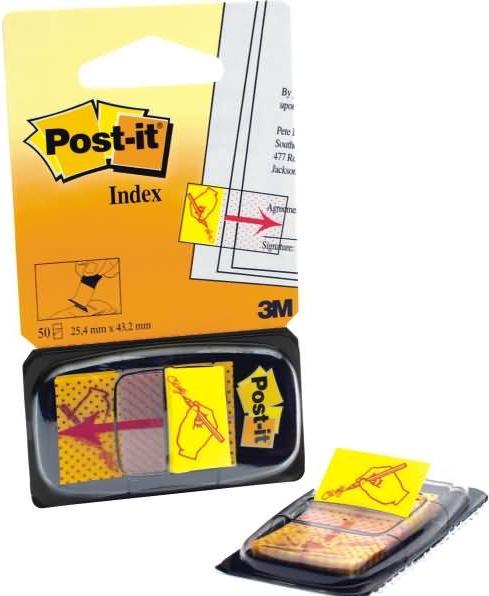 Actual product image Post-it Index Tabs (25 x 43 mm)