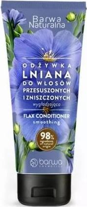 Actual product image Barwa Colour: Natural Linen Strengthening Conditioner For Weak And Brittle Hair 200Ml (200 ml)