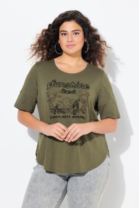 Produktbild Ulla Popken T-Shirt, Sunshine, Classic, Rundhals, Halbarm (56)