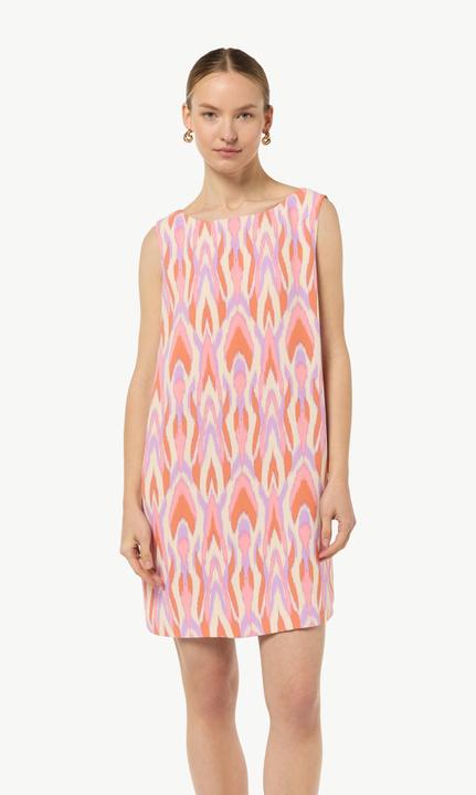 Produktbild Comma Kleid Gemustertes Crêpekleid ohne Ärmel (42)