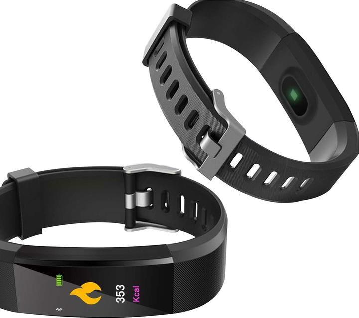 Actual product image Celly Smartband Trainerthermobk Black