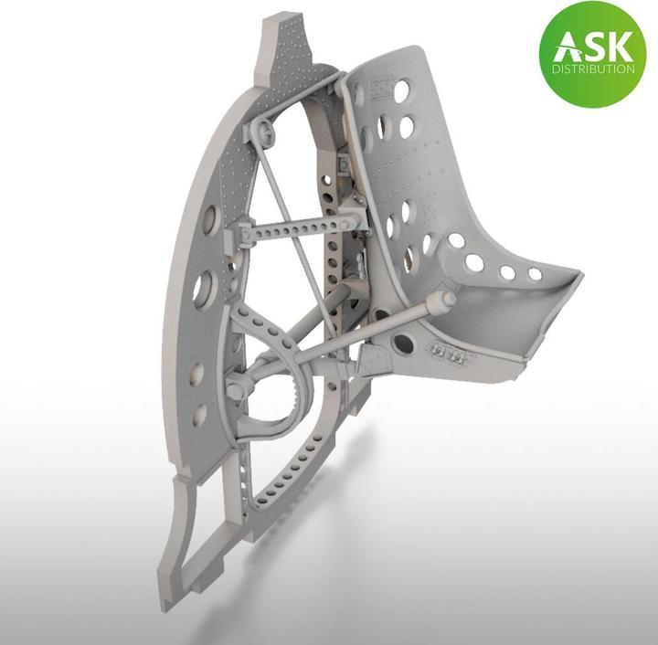 Art Scale Kit A6M Bulkhead with Seat in TOP position - ASK 3D Print for Eduard
