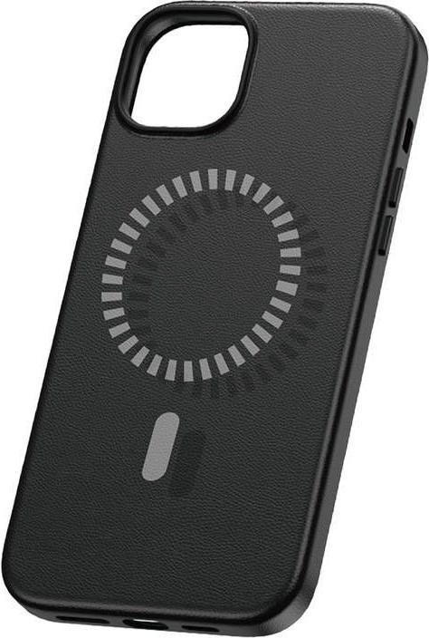Produktbild Baseus Magnetic Phone Case for iPhone 15 Plus Fauxther Series (Black) (Apple iPhone 15 Plus)