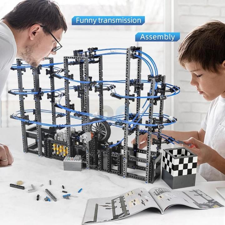 Actual product image Mould King Roller coaster (marble run)