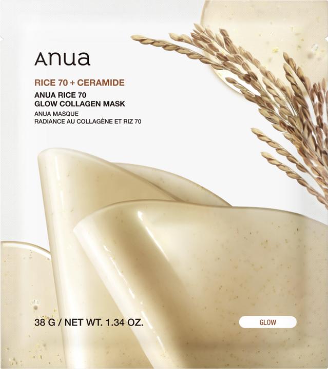 Anua - Rice 70 Glow Collagen Mask