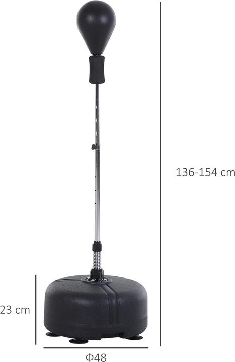 Immagine prodotto Homcom Set di palloni da boxe con guantoni da boxe (48 cm, 4 kg)