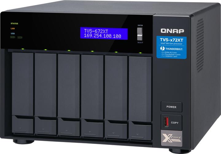 Actual product image QNAP TVS-672XT-i3-8G (0 TB)