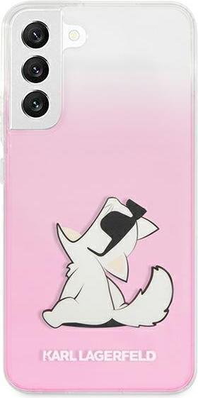 Actual product image Karl Lagerfeld KLHCS22MCFNRCPI S22 + S906 hard case pink (Samsung Galaxy S22+)