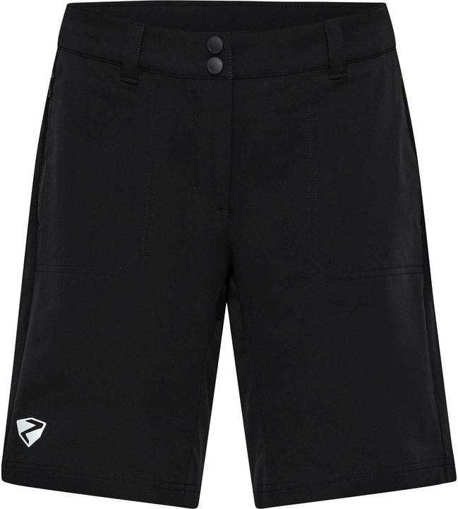 Ziener Veloshorts NILSA-Z Damen Black, Gr. 36, Farbe: Schwarz (36)