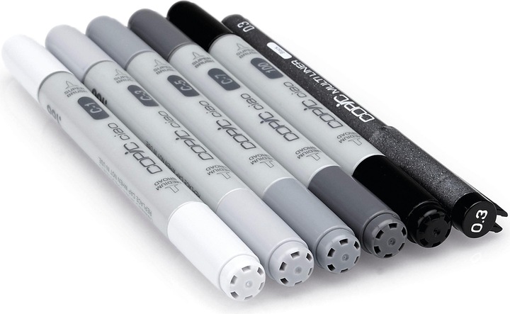 Produktbild Copic Grautöne (Grey, 3 mm, 6 x)