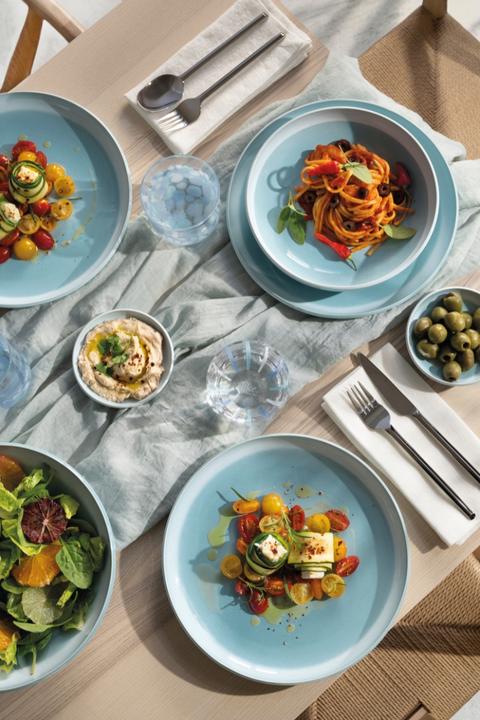 Actual product image Like. by Villeroy & Boch Longdrink-Glas, 2 Stück Like Confetti Aqua (0.30 l, 2x)