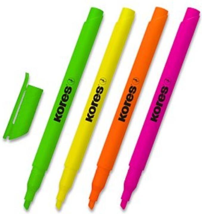 Productafbeelding Kores Highlighter Hoge Liner (4x)