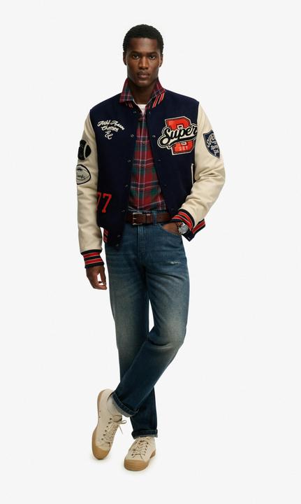 Actual product image Superdry College Patched Varsity Jacket (XL)