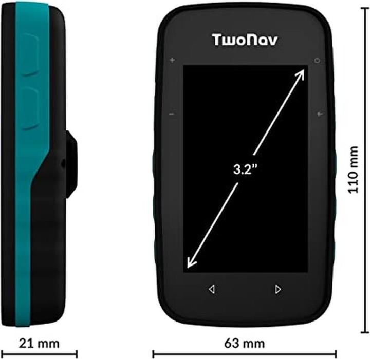 Image du produit TwoNav GPS sportif avec cartes IGN complètes pour VTT, vélo, randonnée et trekking