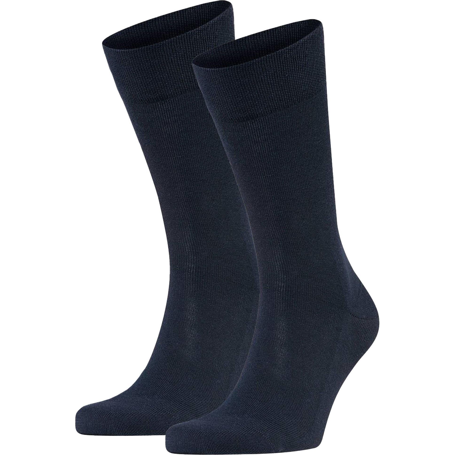 Falke, Herren, Socken, Sen. London SO, Blau, (2er Pack, 39 - 42)