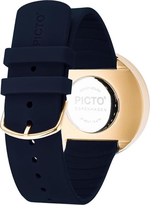 Immagine prodotto Picto 43318-0520G Midnight Blue Unisex 40mm 5ATM (Orologio da polso analogico)