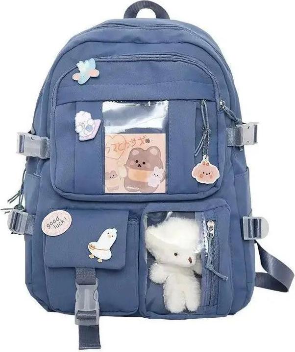 Produktbild Only-Bags.Store Studentenrucksack mit grosser Kapazität Cartoon Rucksack Aktentasche für die Schule Geräumige Tasche (35 l)