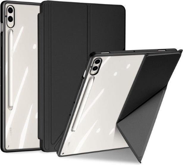Samsung Galaxy Tab S10 FE Plus - Ducis Unid Series, aufstellbares Flip-Etui, Schwarz (Samsung Galaxy Tab S10 FE+)