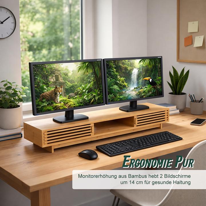 Actual product image Relaxdays screen riser