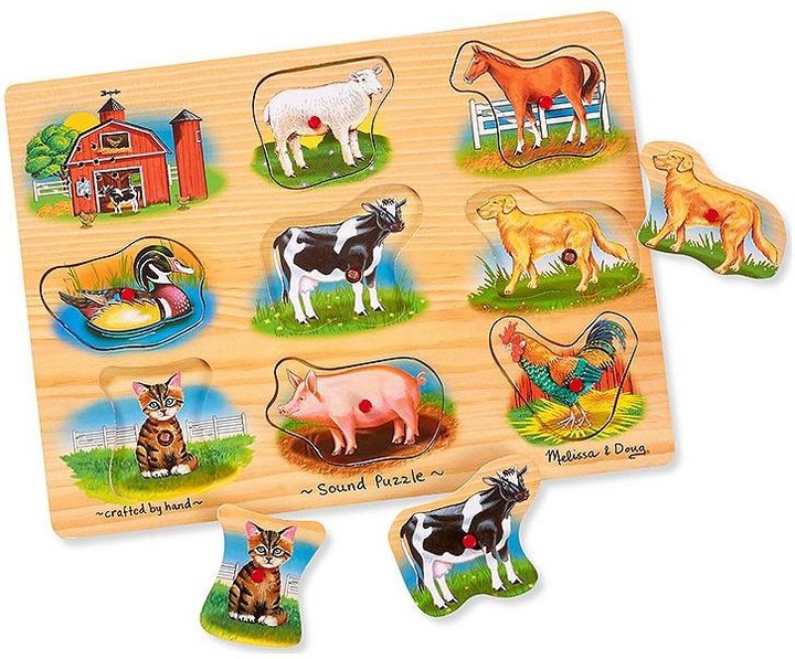 Image du produit Melissa & Doug Ferme avec son (9 pièces)