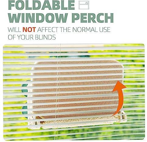 Actual product image Alopini Cat Hammock Window Seats for Cats Foldable Cat Bed Window with Stable Suction Cups up to (Cat)