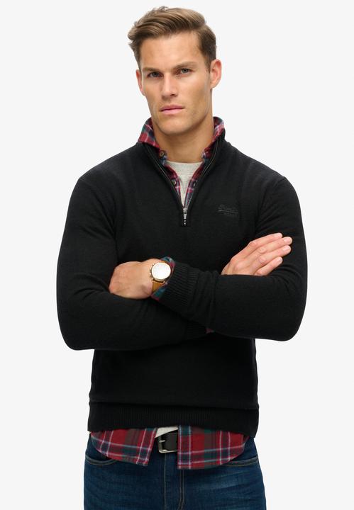 Image du produit Superdry Pull en maille brodée à col camionneur Essential (L)
