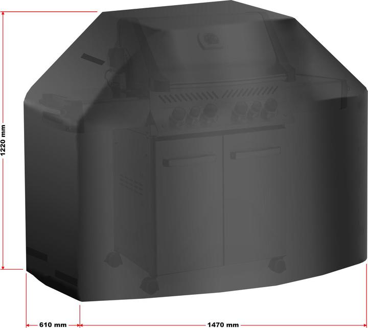 Produktbild Toboli BBQ Grill Abdeckung 147x61x122cm Abdeckhaube Schutzhülle Regenschutz