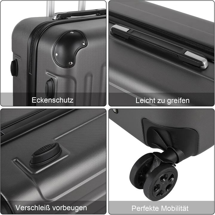 Actual product image Tan.Tomi Hartschalen-Handgepäck-Koffer (41 l)