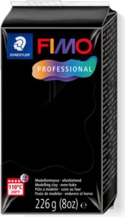 Actual product image Fimo Mod.masse prof 226g black