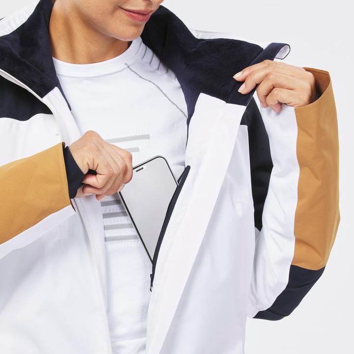 Immagine prodotto Wedze Giacca da sci donna 500 sport - bianco/navy/marrone (S)