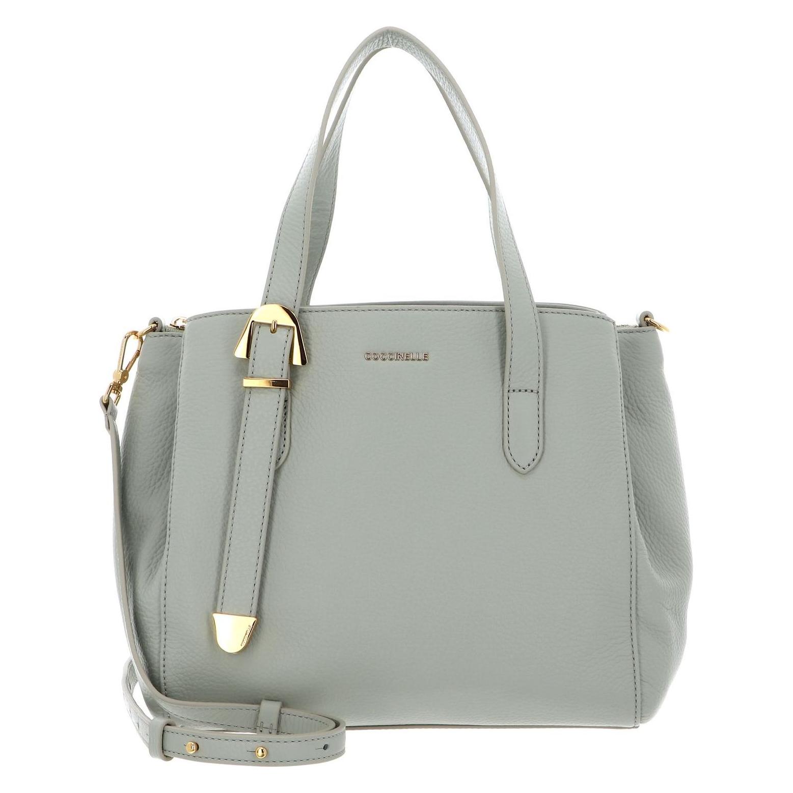 Coccinelle, Damen, Handtasche, Gleen Handbag Grained Leather, Grün