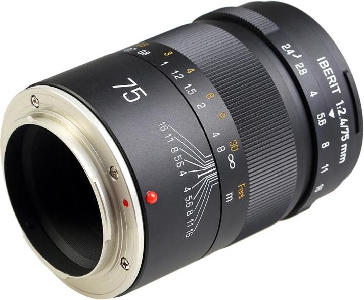 Produktbild Kipon Iberit 75mm f/2.4 Fuji X (Fujifilm X, Vollformat)
