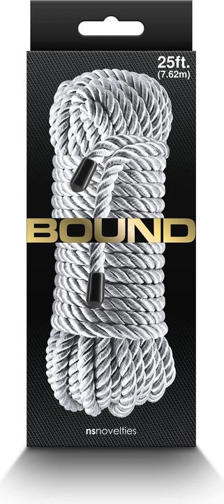 NS Novelties Bound Rope 25ft Silver