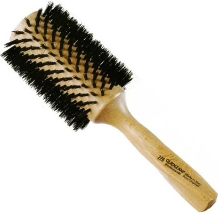 Actual product image Guenzani Professional Wooden Brush with Pure Wild Boar Bristles n.228 70mm