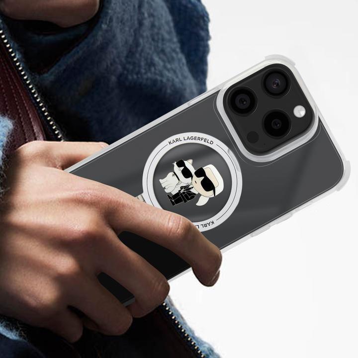 Actual product image Karl Lagerfeld Karl and Choupette (Apple iPhone 15 Pro)