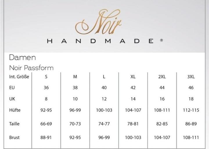 Image du produit Noir Handmade Langarm Body (M)