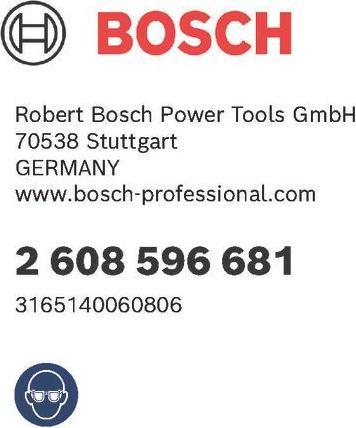 Actual product image Bosch Professional Zubehör Metal drill HSS-TiN, DIN 338, 3 x 33 x 61 mm (3 mm)