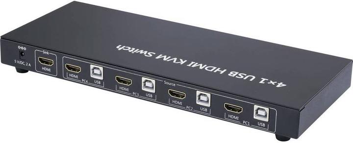 Produktbild SpeaKa Professional 4Ã—1 HDMI KVM Switch mit USB