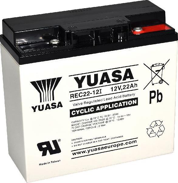 Yuasa Garanzia limitata di 6 mesi (12 V, 22 Ah)