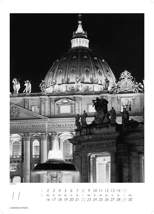 Produktbild Rom schwarz-weiss 2026 S 29x21cm (29 x 21 cm)