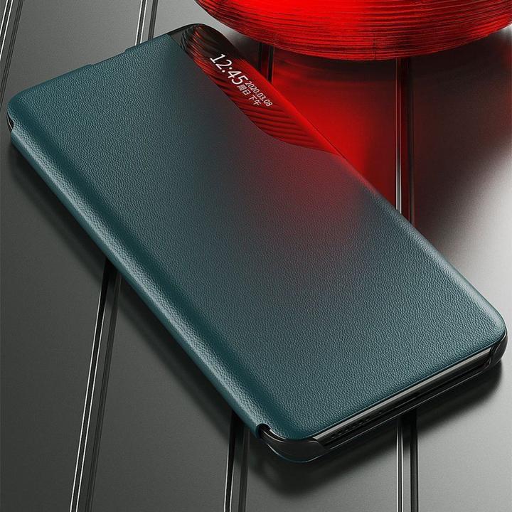 Image du produit Hurtel Eco Leather View Case Elegant Flip Cover Case with Stand Function Xiaomi Redmi K40 Pro + / K40 Pro / (Xiaomi Redmi K40 Pro, Xiaomi Redmi K40 Pro+)