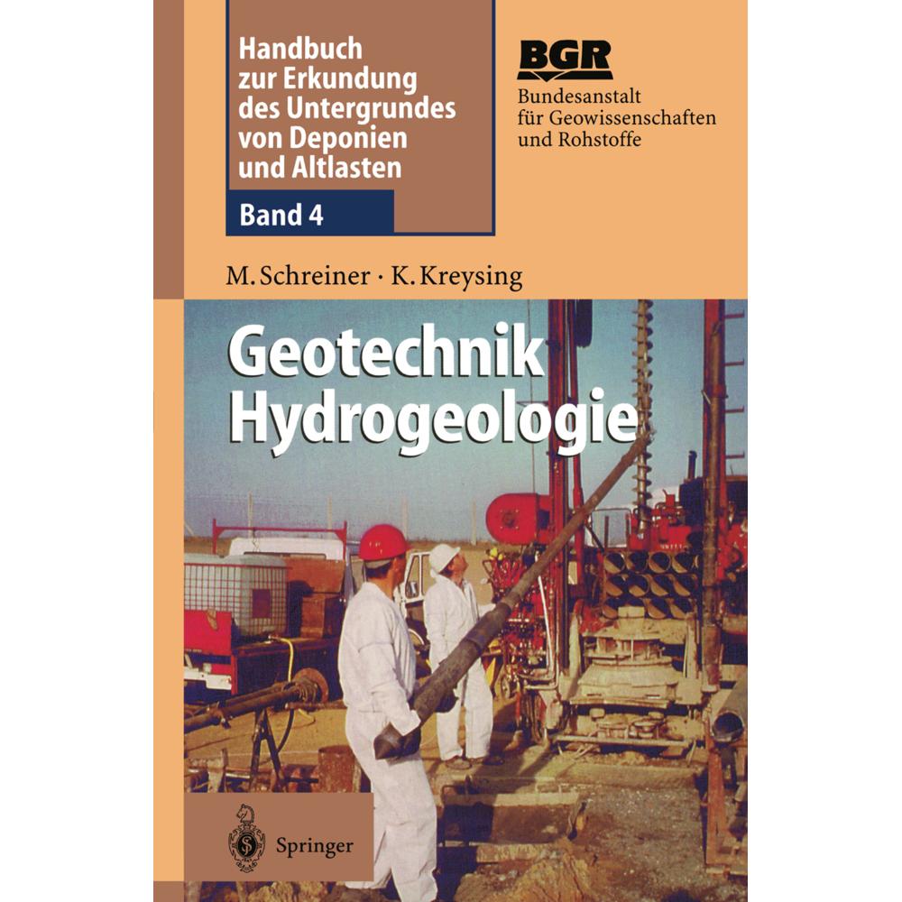 Geotechnik Hydrogeologie, Fachbücher von Klaus Kreysing, Matthias Schreiner