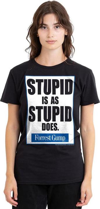 Produktbild Forrest Gump Stupid Is TShirt (S)