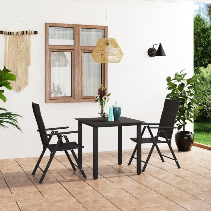 Produktbild vidaXL Garten Essgruppe (80 x 80 x 74 cm)